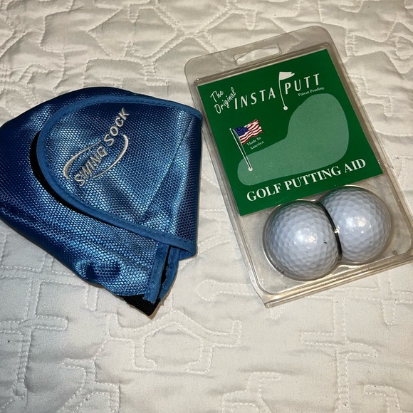 Golf Accessories Swing Sock and Insta Putt - Picture 1 of 7